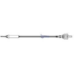 ICU Medical Primary Administration Set 15 Drops / mL Drip Rate 50 Inch Tubing Without Ports - M-511765-2166 - Case of 50