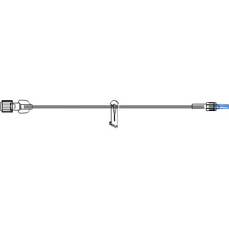 Extension Set McKesson 60 Inch Tubing Without Ports 1.027 mL Priming Volume DEHP-Free - M-1141386-2876 - Each