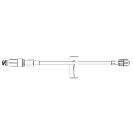 B. Braun Extension Set 6 Inch Tubing 1 Port 1.0 mL Priming Volume DEHP-Free - M-478112-1301 - Case of 100