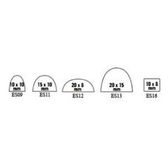 Symmetry Surgical LEEP/LLETZ Electrode Kit Bovie® 5 Most Popular Tungsten Wire Loop Tip Disposable Sterile - M-533657-1928 - Kit of 1