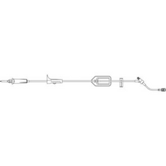 B. Braun Primary Administration Set 15 Drops / mL Drip Rate 91 Inch Tubing 1 Port - M-1083037-3025 - Case of 50