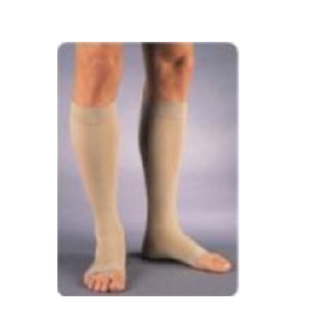 DJO Compression Stocking Thera-Lite™ Knee High X-Large Black Closed Toe - M-853351-1132 - Pair