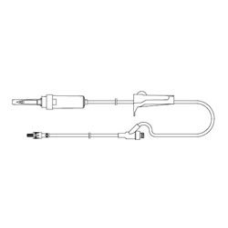 Amsino International Primary Administration Set AmSafe® 10 Drops / mL Drip Rate 83 Inch Tubing 1 Port - M-636731-4350 - Case of 50