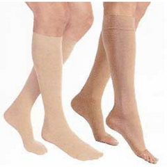 BSN Medical Compression Stocking JOBST® Relief® Knee High Large Beige Closed Toe - M-696447-3565 - Pair