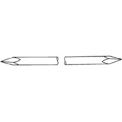 Teleflex Medical Orthopedic Pin KMedic® Steinmann Pin Double Trocar Points NonSterile Stainless Steel 5/64 X 9 Inch - M-718631-2728 - Pack of 6