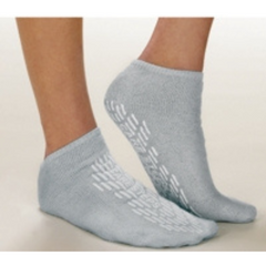 Alba Healthcare Slippers Care-Steps® Regular Blue Ankle High - M-545889-1136 - Case of 48