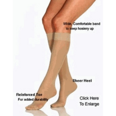 BSN Medical Compression Stocking JOBST® UltraSheer Knee High Small Sun Bronze Closed Toe - M-780180-3929 - Pair