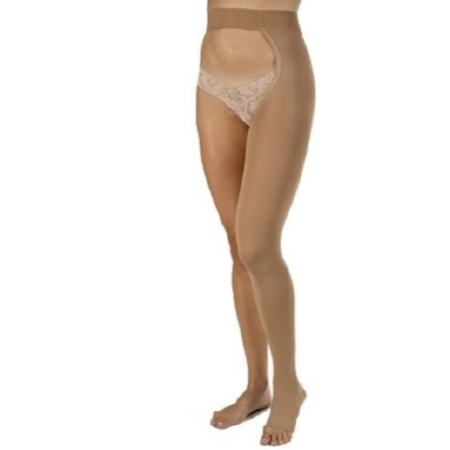 BSN Medical Compression Stocking JOBST® Chap Style / Right X-Large Beige Open Toe - M-642253-338 - Pair