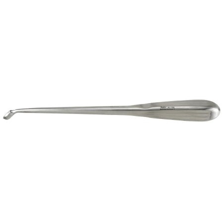 Miltex Bone Curette Miltex® Hibbs-Spratt 9 Inch Length Single-ended Hollow Handle with Grooves Size 000, 2.8 mm Tip Reverse Angled Oval Cup Tip - M-731420-4264 - Each