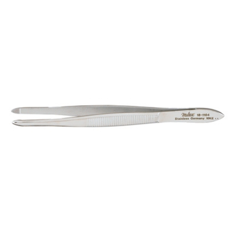 Miltex Cilia Forceps Miltex® Ziegler 3-1/2 Inch Length OR Grade German Stainless Steel NonSterile NonLocking Thumb Handle Straight Smooth Tip - M-249675-2524 - Each