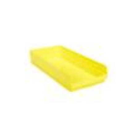 Akro-Mils Shelf Bin Akro-Mils® Yellow Industrial Grade Polymers 4 X 4-1/8 X 23-5/8 Inch - M-501560-1509 - CT/12 - Axiom Medical Supplies