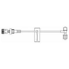 B. Braun Extension Set Safsite® 5 Inch Tubing 1 Port 0.53 mL Priming Volume DEHP-Free - M-197167-2421 - Case of 100