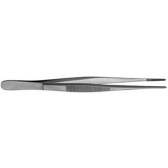 V. Mueller Dressing Forceps 8 Inch Length Surgical Grade Stainless Steel Serrated - M-800630-2792 - Each