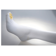 Alba Healthcare Anti-embolism Stocking Ultra C.A.R.E Thigh High Large / Long White Inspection Toe - M-649060-2133 | Case of 12 - Axiom Medical Supplies