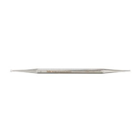 Miltex Excavator Curette Miltex® 5-1/2 Inch Length Double-ended Solid Octagon Handle 1.5 mm Tip / 2.5 mm Tip Straight Fenestrated Round Cup Tip - M-250087-3397 - Each