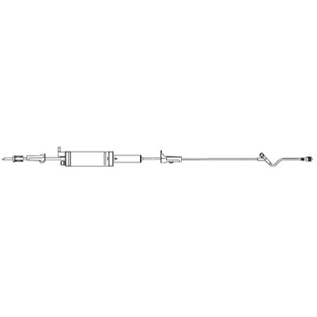 B. Braun Primary Administration Set Metriset* 60 Drops / mL Drip Rate 87 Inch Tubing 2 Ports - M-459021-1904 - Each