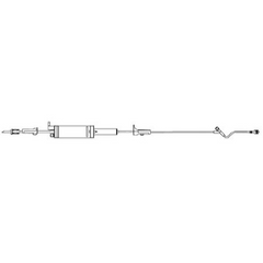 B. Braun Primary Administration Set Metriset* 60 Drops / mL Drip Rate 87 Inch Tubing 2 Ports - M-459021-1904 - Each