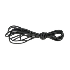 Fabrication Enterprises Shoelaces Black Elastic - M-779525-406 - Pack of 2