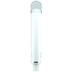 RJ Schinner Co Cup Dispenser San Jamar® White Plastic Manual Pull Surface Mount - M-951233-2765 - Each