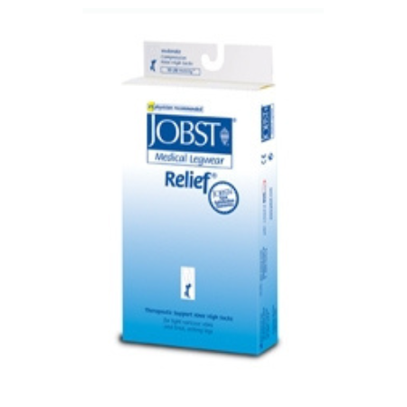 BSN Medical Compression Stocking JOBST® Thigh High Large / Standard Beige Open Toe - M-903636-3199 - Pair