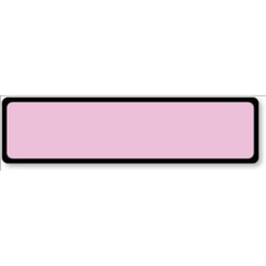 United Ad Label Blank Label UAL™ Chart Tab Pink Paper 1-3/8 X 5 Inch - M-711641-2307 - Roll of 1