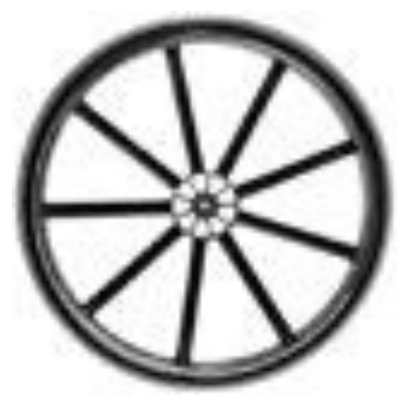 After Market Group Mag Wheel Assembly For Wheelchair - M-1135963-2532 - Each - Axiom Medical Supplies
