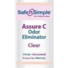 Safe N Simple Odor Eliminator Assure C 1/4 oz., Clear - M-978038-3633 - Case of 400