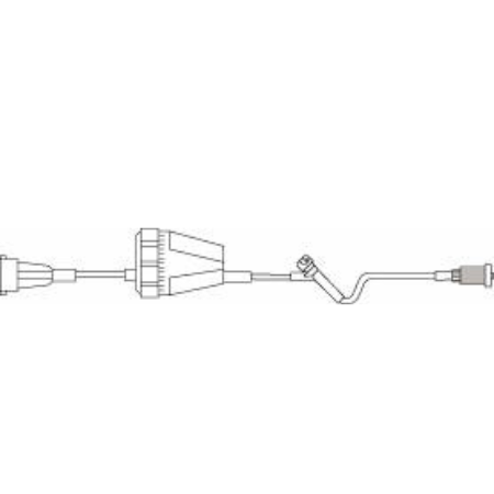 B. Braun Extension Set SafeLine* 18 Inch Tubing 1 Port 3 mL Priming Volume DEHP-Free - M-312959-3320 - Case of 50