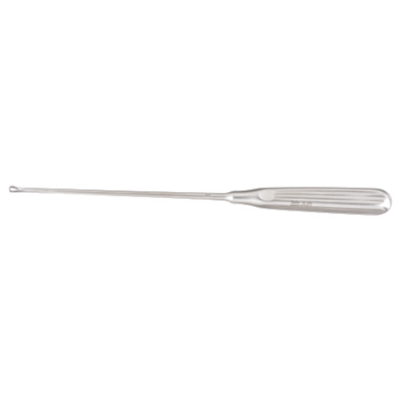 Miltex Uterine Curette Miltex® Sims 11 Inch Length Single-ended Hollow Handle with Grooves Size 4 Tip Sharp Loop Tip - M-328011-4209 - Each