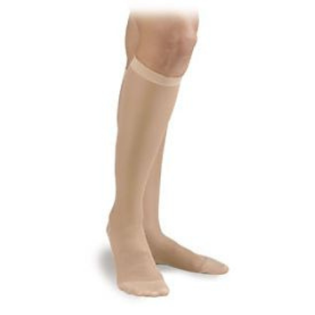 BSN Medical Compression Socks JOBST Activa Sheer Therapy Knee High Size A Nude Closed Toe - M-824140-4059 | Pair