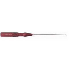 V. Mueller Micro Spinal Curette Chroma-Line® 9-1/4 Inch Length Single-ended Round Handle Size 000000 Tip Straight Oval Cup Tip - M-810076-1997 - Each