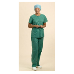 Molnlycke Scrub Pants Barrier® 2X-Large Green Female - M-683525-759 - Case of 48