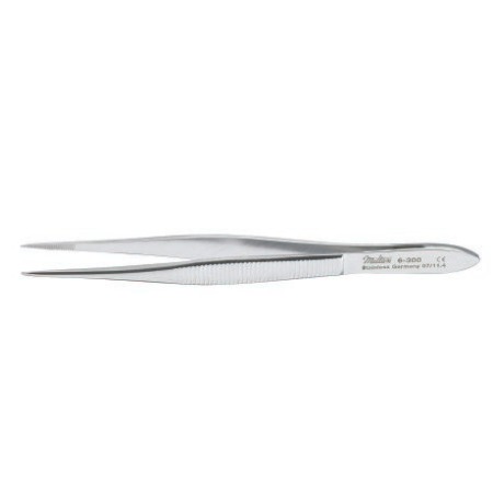 Miltex Splinter Forceps Miltex® Carmalt 4-1/4 Inch Length OR Grade German Stainless Steel NonSterile NonLocking Thumb Handle Straight Pointed Tips - M-250231-3783 - Each