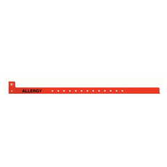 Precision Dynamics Identification Wristband Sentry® Superband® Alert Bands® Alert Band Permanent Snap Allergy - M-677983-2043 - Box of 1