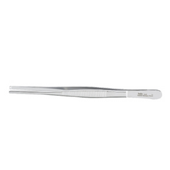 Miltex Tissue Forceps Miltex® 7 Inch Length OR Grade German Stainless Steel NonSterile NonLocking Thumb Handle Straight 1 X 2 Teeth - M-250241-1500 - Each