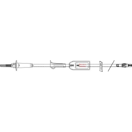 ICU Medical Primary Administration Set 10 Drops / mL Drip Rate 48 Inch Tubing - M-851638-1350 - Case of 25