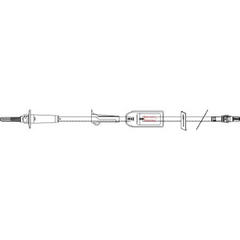 ICU Medical Primary Administration Set 10 Drops / mL Drip Rate 48 Inch Tubing - M-851638-1350 - Case of 25