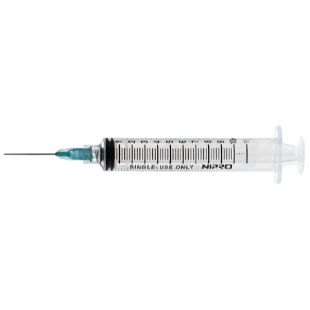 Nipro Medical Syringe with Hypodermic Needle Nipro® 10 mL 21 Gauge 1-1/2 Inch Detachable Needle Without Safety - M-632703-2517 - Case of 900