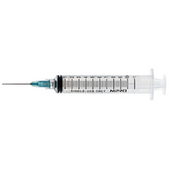 Nipro Medical Syringe with Hypodermic Needle Nipro® 10 mL 21 Gauge 1-1/2 Inch Detachable Needle Without Safety - M-632703-2517 - Case of 900