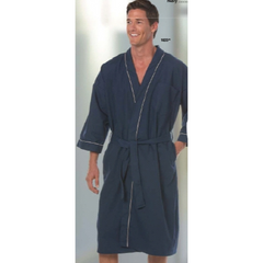 Fashion Seal Uniforms Patient Robe Male X-Large Navy - M-700531-3428 - Each