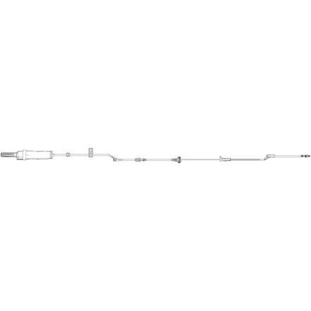 Becton Dickinson Primary Administration Set Alaris® Pump Module 20 Drops / mL Drip Rate 116 Inch Tubing 2 Ports - M-274947-2274 - Case of 20