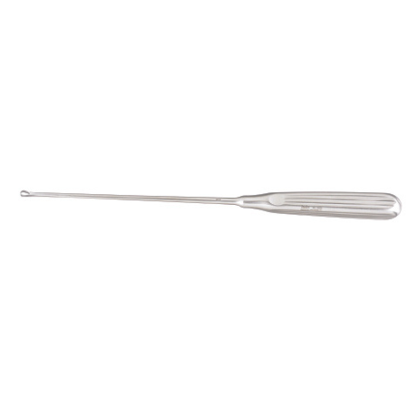 Miltex Uterine Curette Miltex® Sims 11 Inch Length Single-ended Hollow Handle with Grooves Size 00 Tip Sharp Loop Tip - M-249955-3556 - Each