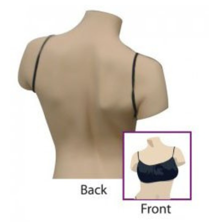 Dukal Disposable Bra Reflections™ Black Large/X-Large - M-1059855-2236 - Each