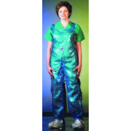 Sloan Sleeveless Coverall with Boot Covers Sta-Dri® One Size Fits Most Blue Disposable NonSterile - M-362878-1344 - Case of 50