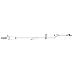 Zyno Medical Primary Administration Set Z-800 20 Drops / mL Drip Rate 105 Inch Tubing 1 Port - M-953300-2109 - Case of 50