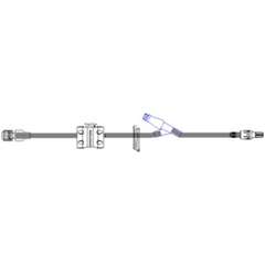 ICU Medical Extension Set 19 Inch Tubing 1 Port 2.4 mL Priming Volume DEHP-Free - M-825882-1686 - Case of 50