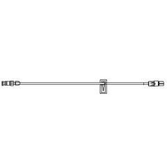 Becton Dickinson Extension Set 7.5 Inch Tubing 1 Port 0.29 mL Priming Volume DEHP-Free - M-725744-4548 - Case of 100