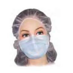 Precept Medical Products Surgical Mask Comfort-Plus™ Pleated Tie Closure One Size Fits Most Blue NonSterile Not Rated - M-554759-2614 - Case of 300