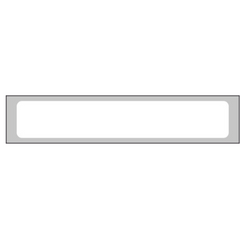 Precision Dynamics Blank Label Timemed Multipurpose Label White Paper 7/16 X 2-1/2 Inch - M-207111-3647 - Roll of 1