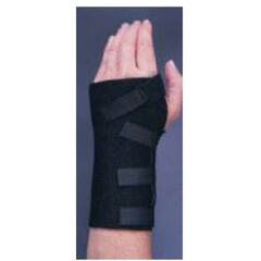 Bird & Cronin Wrist Brace Dallas™ Aluminum / HyPUR-cel® / Mesh Left Hand Black Medium - M-466439-4763 - Each